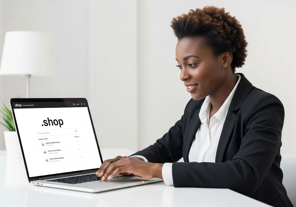 Buy .shop domain registration