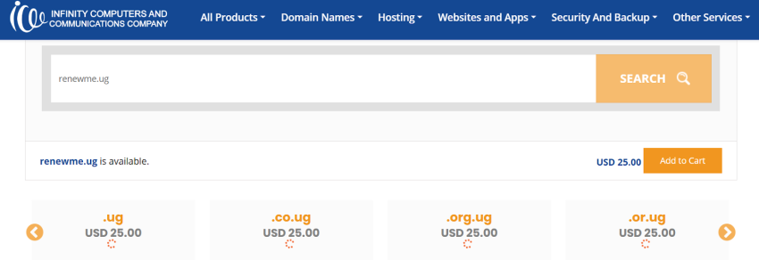 Domain registration at i3C uganda