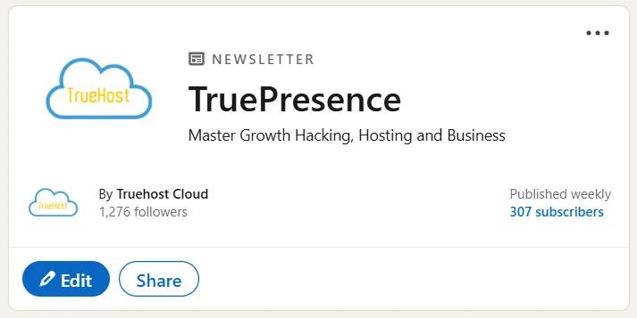 Truehost TruPresence Newsletter