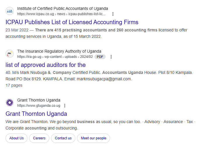 .ug domains show up in top results on google