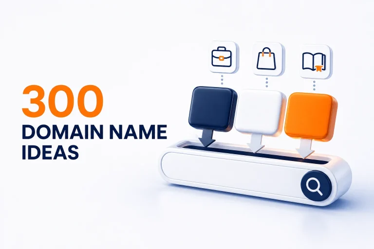 Domain Name Ideas: 300 Fresh Names and the Thinking Behind Them — domain name ideas featured