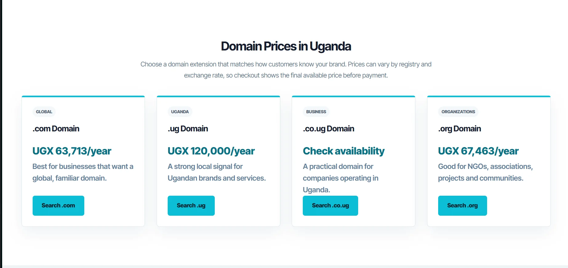 Top Domain Registrar Picks for Ugandan Budgets Best budget-friendly domain registrar options in Uganda